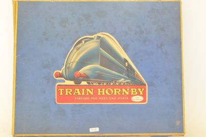 HORNBY HORNBY France écart O: train set includes :
- 0B0 electric locomotive, green...