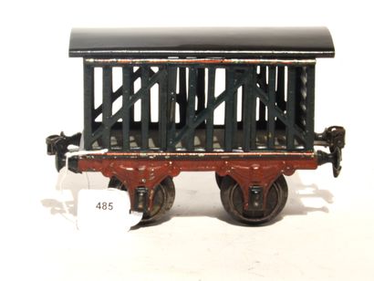 MARKLIN MÄRKLIN écart I réf 1809 (1905-1922) animal transport wagon, Viewagen, 2...