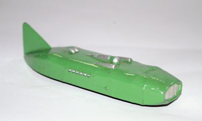 DINKY DINKY TOYS 23s : Streamlined Racing Car "Thunderbolt", green. Produced from...
