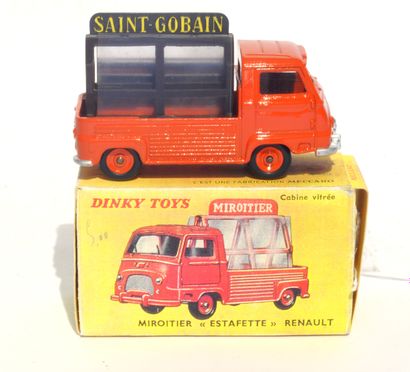 DINKY DINKY Fr. 564 Miroitier Estafette Renault, red, glass cab, removable and unbreakable...