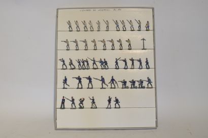 null Civil War (48) - 1861-1864:
- 1 Box of 48 soldiers, various positions