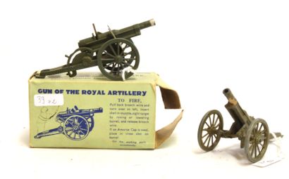 BRITAINS BRITAINS : "Gun of the Royal Artillery" Ref. N° 1292, en boite (défraichie)....