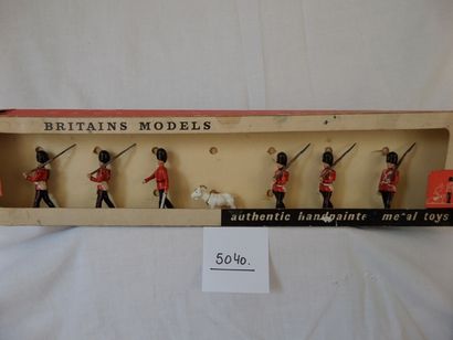 null Britains-Métal :’ Royal Welch Fusiliers Marching’ Ref 9144, complet en boite...