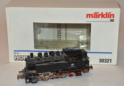 null MÄRKLIN locotender, 040 noire, de la DB, n° 81 003, en boîte blanche Hobby.