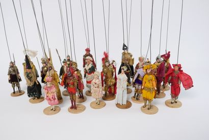 Rarissime ensemble de 26 figurines pour genre...