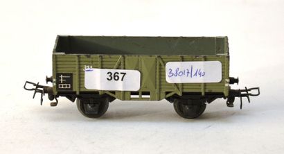 null MÄRKLIN 311/5 (1947) wagon ouvert, 2 axes, gris, 311 en relief .

MÄ. 3111/5,...