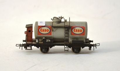 MÄRKLIN 314/E1 wagons citerne, en gris 