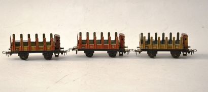 MÄRKLIN (3) 372/7, wagon à rangers, cabine...