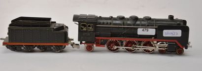 null MÄRKLIN HR700, /1ere version (1937), locomotive Pacific 231, noire, tender 4...
