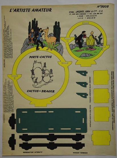 null 4 planches sérigraphies L’artiste Amateur - Série complète - 1950 - TBE. 2 formats...