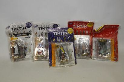 null Lot de 14 figurines " Tintin la collection officielle" édition Moulinsart et...