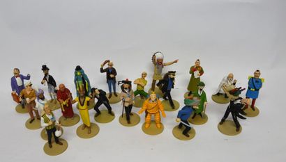 null Lot de 50 figurines " Tintin la collection officielle" édition Moulinsart et...