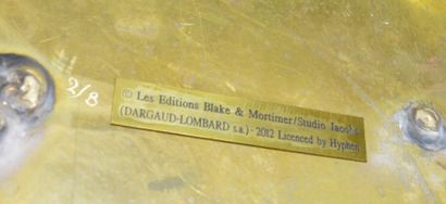 null Rare et importante paire de bronze "Blake & Mortimer" - Édition très limitée...