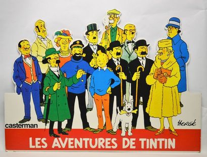 null PLV ‘Les Aventures de Tintin. TBE+. 120 X 90 cm.

