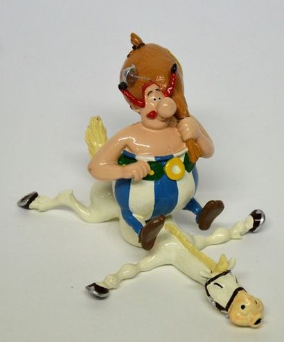 null Pixi Uderzo Asterix ‘Obélix sur son cheval’ - Réf. 04/4204 - Boîte rouge et...