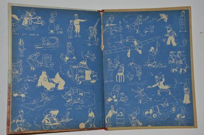 null Album de Tintin "L'étoile mystérieuse" édition originale dos blanc A18 vers...