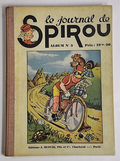 null Journal de Spirou Album n°5 vers 1939. TBE