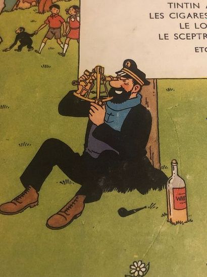 null Album de Tintin "Le sceptre d'Ottokar" Edition originale couleurs B1 vers 1947....