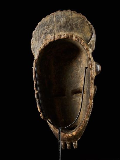 null Masque Baoulé, Côte d'Ivoire, XIXeme siècle, 31x17x8 cm, Provenance : Ex. collection...