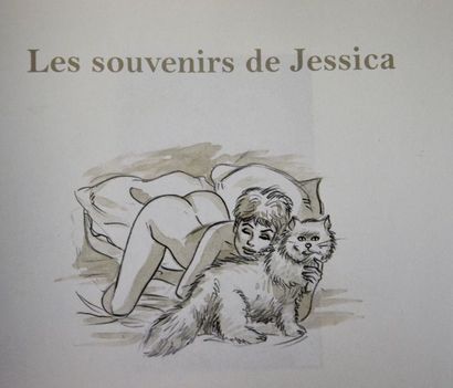 null Renaud Denauw: receuil de dessins érotique "Souvenirs de Jessica". Tirage hors...