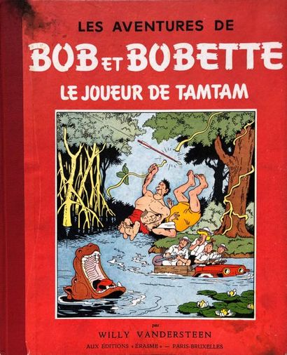 null Willy Vandersteen/Bob & Bobette: rare album tome 10 "Le joueur de tam tam" en...