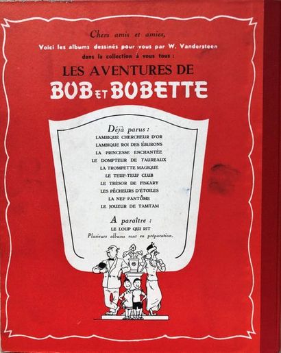 null Willy Vandersteen/Bob & Bobette: rare album tome 10 "Le joueur de tam tam" en...