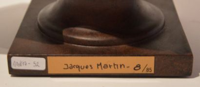 null Rare buste d'Alix à patine bronze. Signé dans la masse J.Martin et C.Merland....
