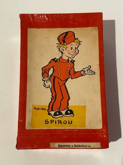 null Franquin/Spirou: rare petite poupée "Spirou flex" représentant Spirou. Caoutchou,...