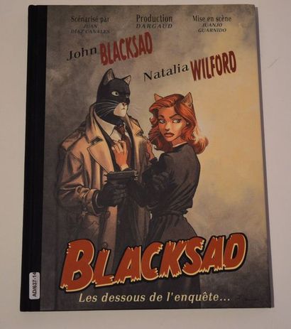 null Blacksad/Guardino: album "Les dessous de l'enquête". Edition de 2015 agrémentée...