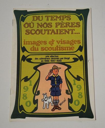 null Hergé: Calendrier 1980 des Scouts Catholiques. TBE. 