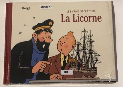 null Lot de diverses pièces en rapport avec Tintin:
Livre "Les vraies secrets de...