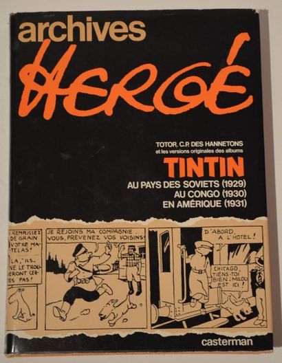 null Hergé/Archives: livre receuil des 4 premières histoires du maître. Edition originale...