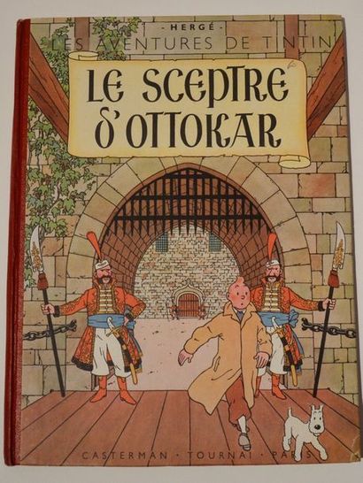 null Hergé/Tintin: album "Le Sceptre d'Ottokar". Edition originale couleurs B1 de...