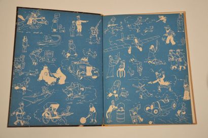 null Hergé/Tintin: album "Le temple du soleil". Edition originale B3 de 1949 avec...