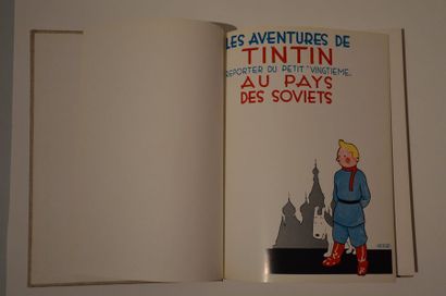 null Hergé/Tintin: rare album "Les aventures de Tintin au pays des soviets" édition...