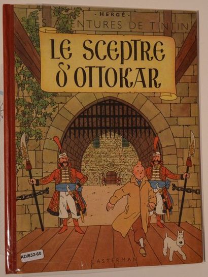 null Hergé/Tintin: album "Le sceptre d'Ottokar" édition couleur B2 de 1948. TBE+...
