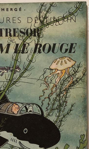 null Hergé/Tinin: album "Le trésor de Rackham le rouge" édition originale A24 de...