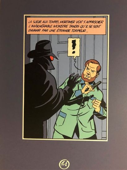 null Jacobs: paire d'affiches issues des aventures de Blake & Mortimer. 

Une affiche...