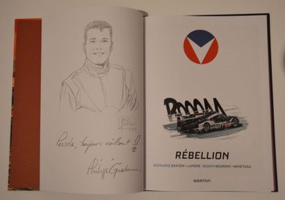 null Michel Vaillant: album "Rébellion" version édition spéciale "Porsche" avec dédicasse...