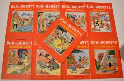 null Willy Vandersteen: ensemble de 8 albums de Bob & Bobette. Dos souples des années...