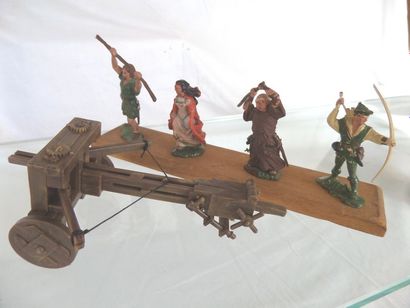 null HERRALD (5) : "Robin Hood and his Merrie Men, 1957" en très bel état (4pcs)...