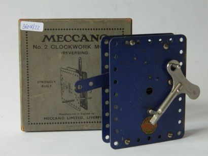 null Meccano: moteur mécanique à clef. dans sa boite d'origne, complet. 

11.5 x...