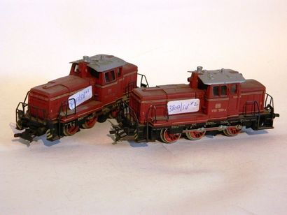 null MÄRKLIN (2) 3064 loco diesel de manoeuve, 030, rouge, en ordre de marche.

3064/1...