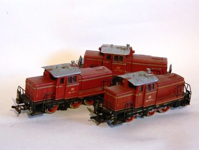 null MÄRKLIN (3) 3064 loco diesel de manoeuvre, 030, rouge de la DB, bon état

3064/3...
