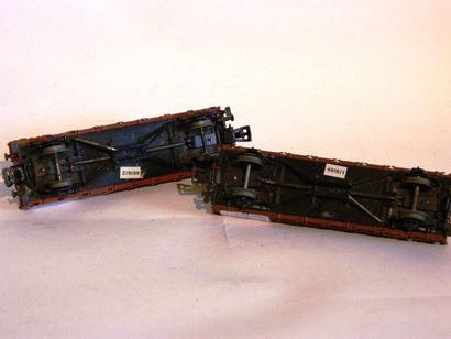 null MÄRKLIN 4616, wagon plat, 2 axes, chargé avec tube Mannesmannröhren, bon état

4616/1...