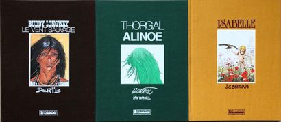 Trio d'albums version tirage de luxe: 
Rosinski/Thorgal....