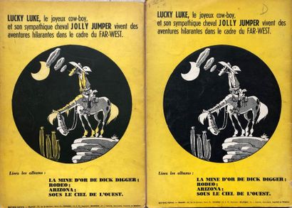 null Morris/Lucky Luke. Paire d'albums Tomes 4 & 5. EO de 1953 & 1954. Etat d'origine...