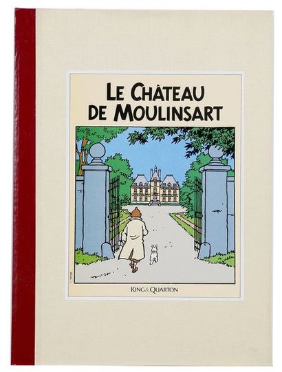 null Hergé/Tintin/King&Quarton.  Album tirage de luxe contenant La maquette du château...