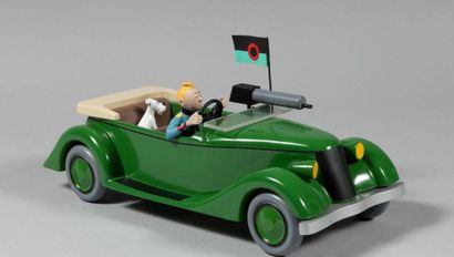 Aroutcheff: la Packard de Tintin Hergé/Tintin. Sculpture représentant la Packard...