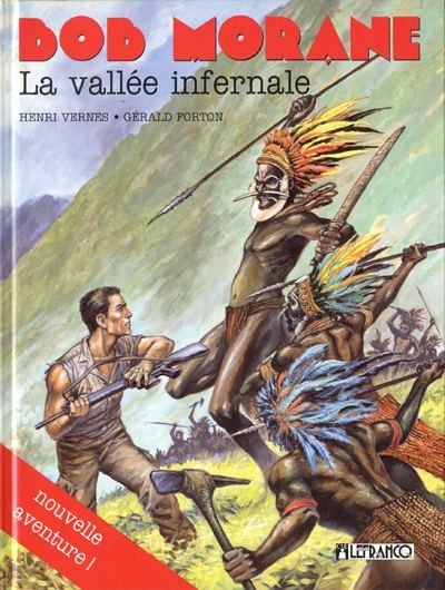 null Henri Vernes/Bob Morane. Planche originale n°5 du tome 8 "La vallée infernale"....